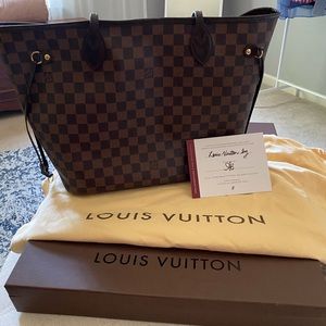 Louis Vuitton Neverfull MM in Damier Ebene